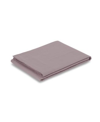 Piglet in Bed - Plain Linen Flat Sheet, King