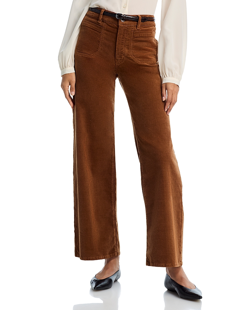 Frame Le Slim Palazzo Mode Corduroy Jeans In Maple Brown In Brown