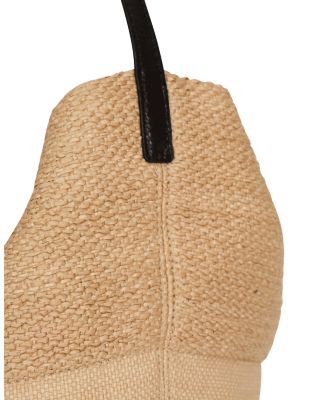 Track Raffia Tote Bag