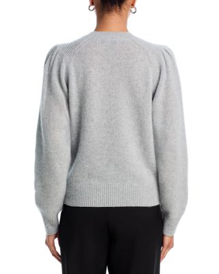 100% Cashmere Puff Sleeve Sweater - Exclusive