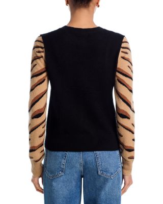 100% Cashmere Animal Cardigan - Exclusive