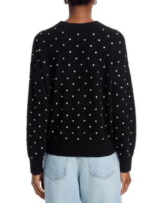100% Cashmere Embellished Sweater - Exclusive