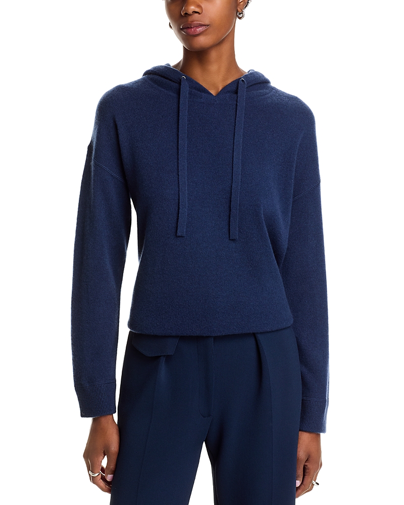 C By Bloomingdale's Cashmere Pullover Cashmere Hoodie - Exclusive In Blue