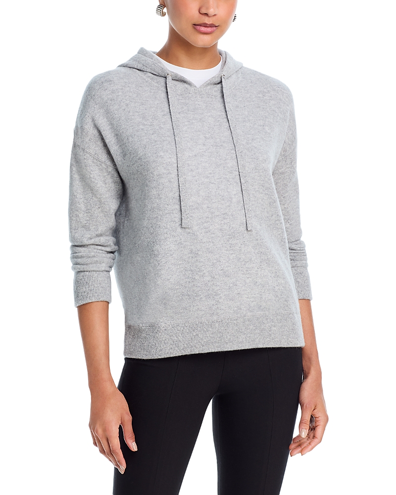 C By Bloomingdale's Cashmere Pullover Cashmere Hoodie - Exclusive In Gray