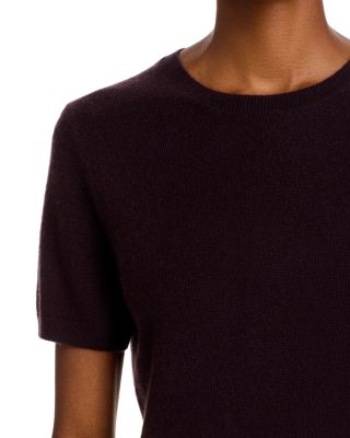 100% Cashmere Short Sleeve Crewneck Sweater - Exclusive