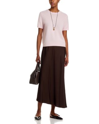 100% Cashmere Short Sleeve Crewneck Sweater - Exclusive