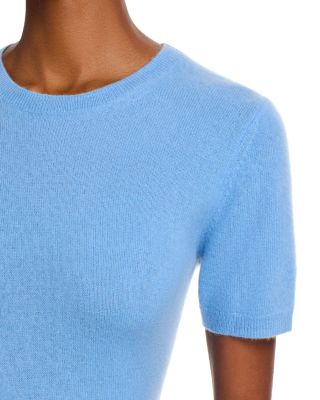 100% Cashmere Short Sleeve Crewneck Sweater - Exclusive