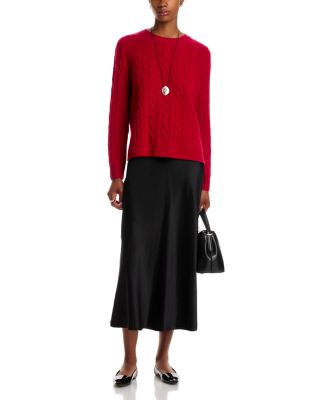 Cable Knit Crewneck Sweater - Exclusive