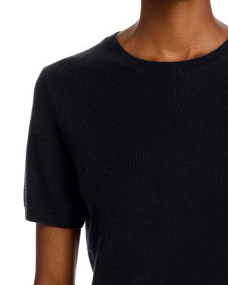 100% Cashmere Short Sleeve Crewneck Sweater - Exclusive