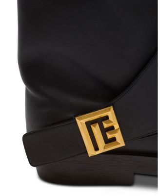 Women's Twist Flat Leather Boots