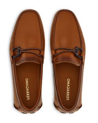 Men's Front Gancini Ornament Slip On Drivers