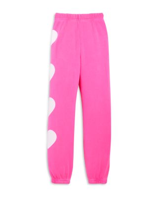 Unisex Heart Print Sweatshirt and Sweatpants - Little Kid, Big Kid