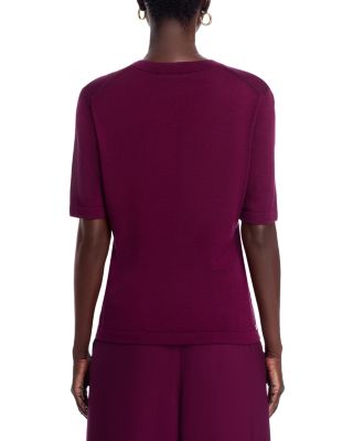 Elbow Sleeve Crewneck Sweater