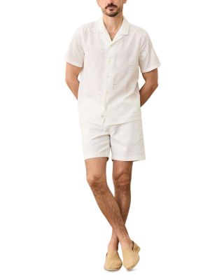 Eyelet Regular Fit Camp Shirt