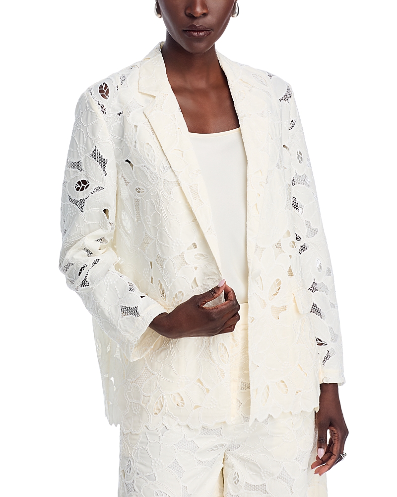 Boss Jonara Lace Single Button Blazer