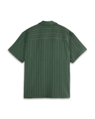 Tonal Striped Short Sleeve Shirt