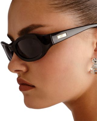 Nightcrawler Oval Sunglasses, 55mm