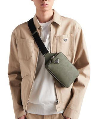 Brique Saffiano Leather Bag