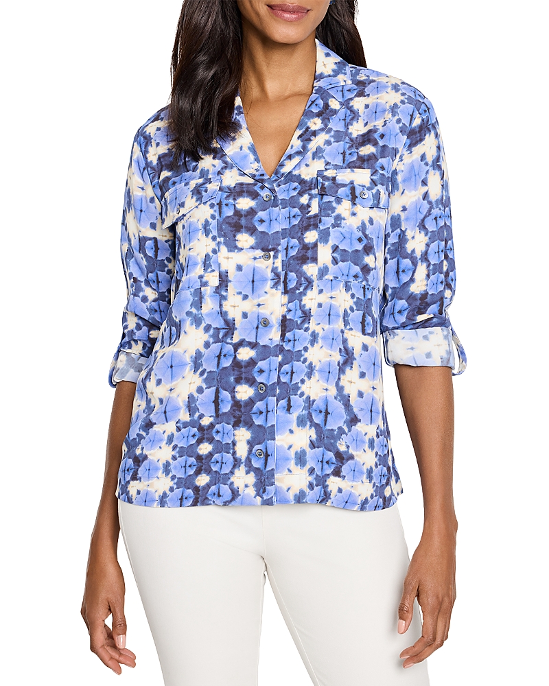 Nic + Zoe Nic+zoe Shibori Stone Shirt