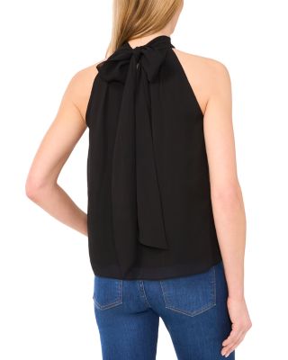 Sleeveless High Neck Top