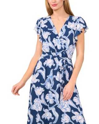 Wrap Front Maxi Dress