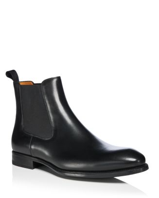 Magnanni Scripted Signature Embossed Chelsea Boots Mens Magnanni Bonn Chelsea Suede Leather Boot Men main image 2