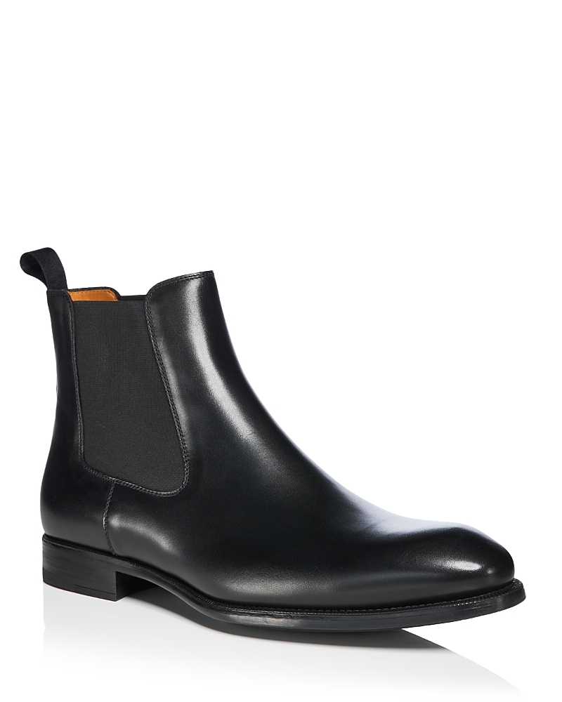 Magnanni Men's Hanson Brown Suede Chelsea Boots - Exclusive In Black