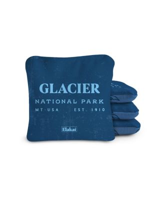 Elakai - 6x6 Glacier National Park Durasuede + Turbo Polyglide Pilot Versacraft Cornhole Bags