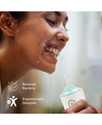 Oral Care Power Bundle: USB Rechargeable Water Flosser, Electric Toothbrush, and Charcoal Teeth Whitener