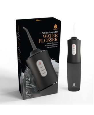 USB Rechargeable Water Flosser Helps Remove Plaque & Dilute Harmful Toxins
