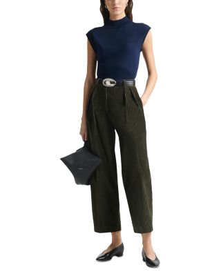 Gabe Wool Silk Mock Neck Sweater