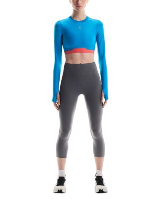 Train Long Sleeve Crop Top