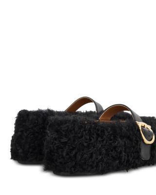 Women's Nero Buckled Flats