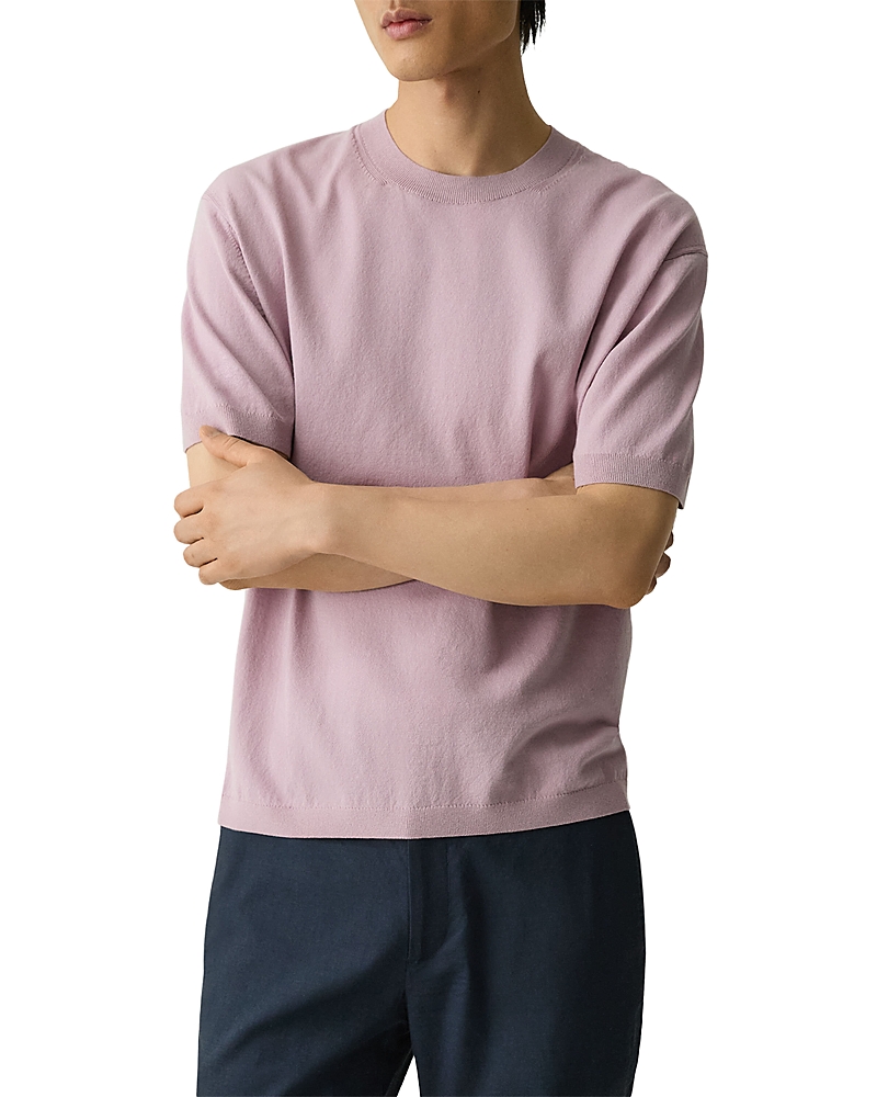 Theory Relaxed Crewneck Tee In Cotton Light Twist