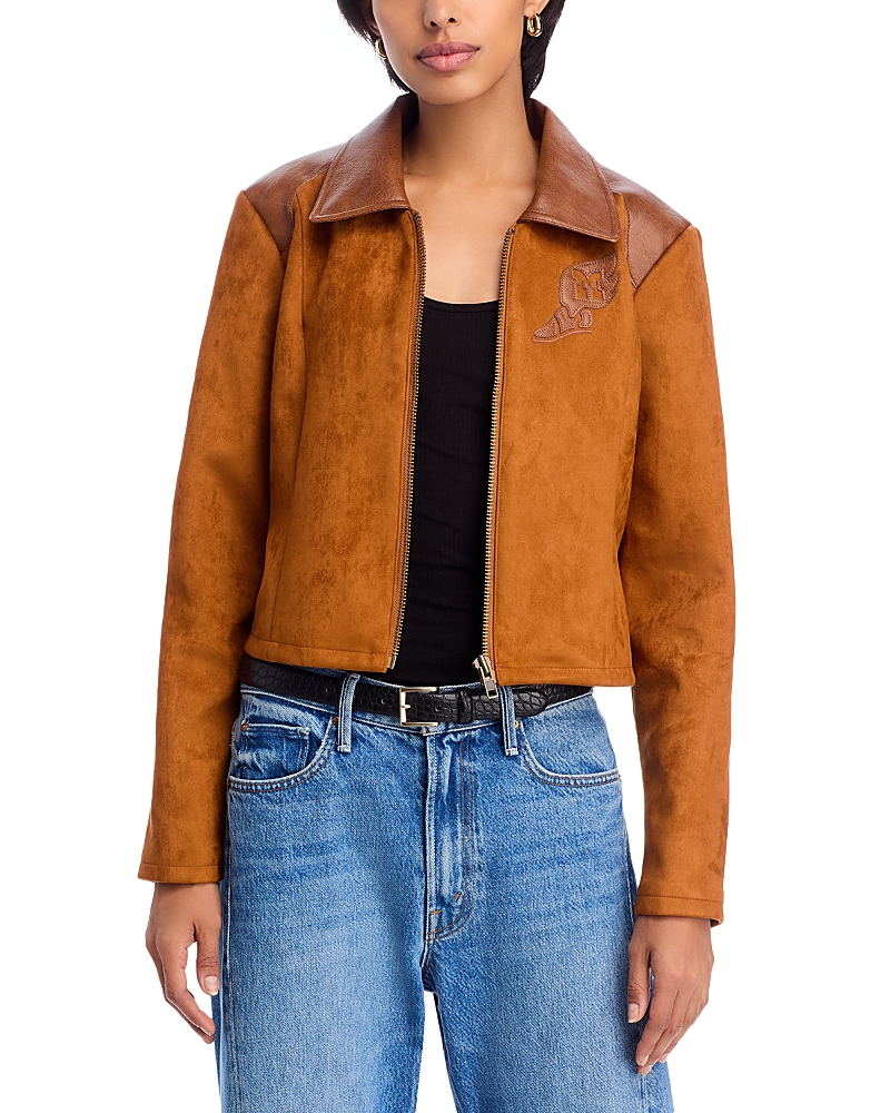 Mother The Lane Changer Jacket In Brown