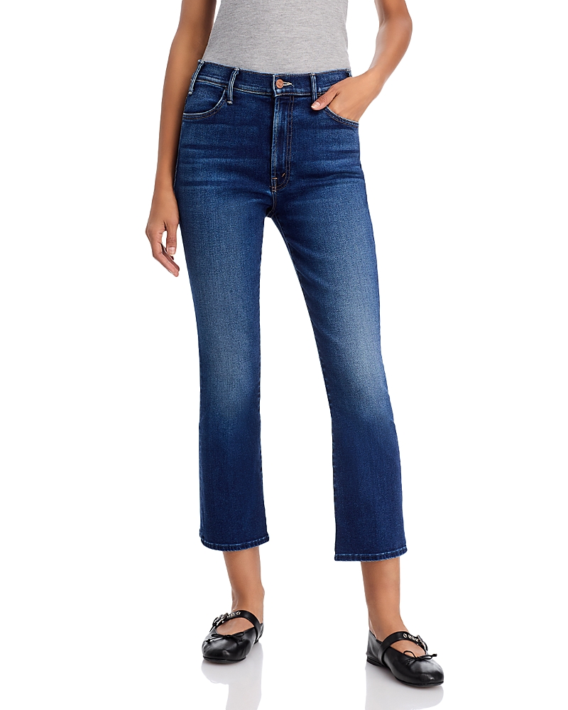 Mother The Hustler High Rise Ankle Jeans in Taking Chances