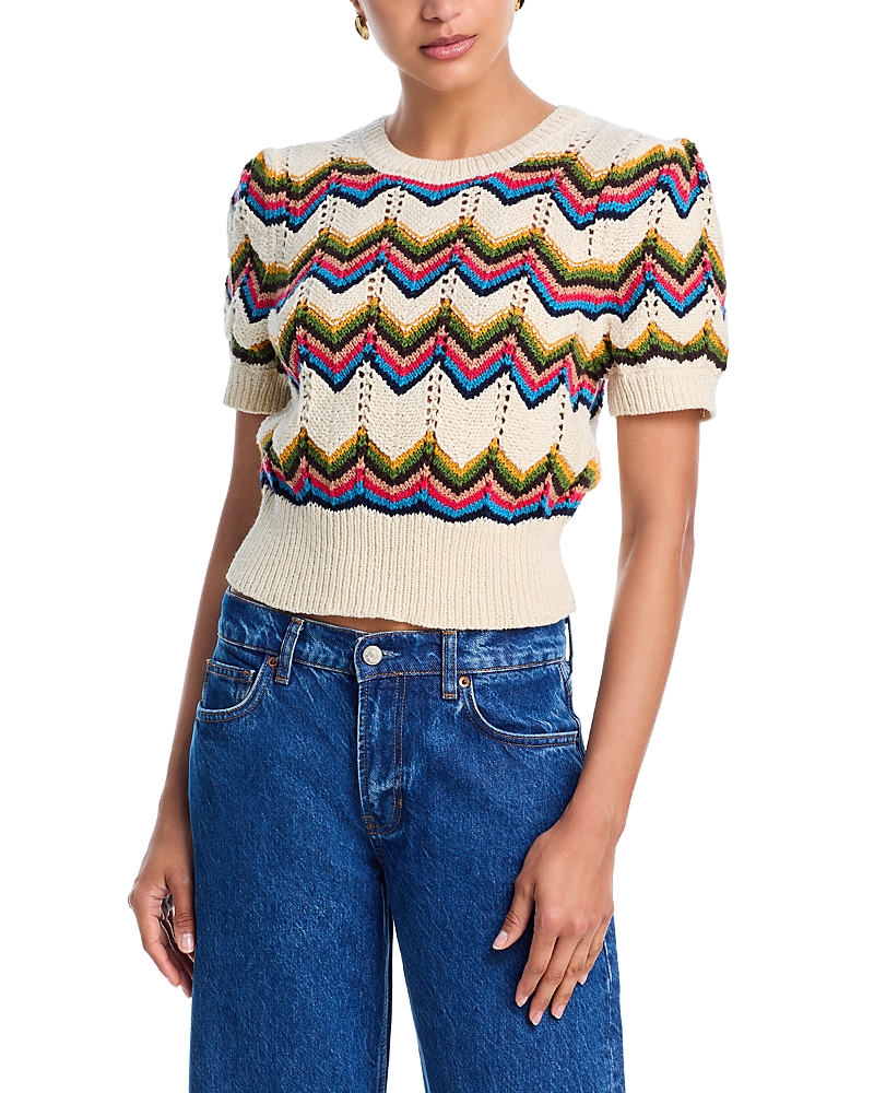Mother The Powder Puff Sweater The Highs And Lows In White