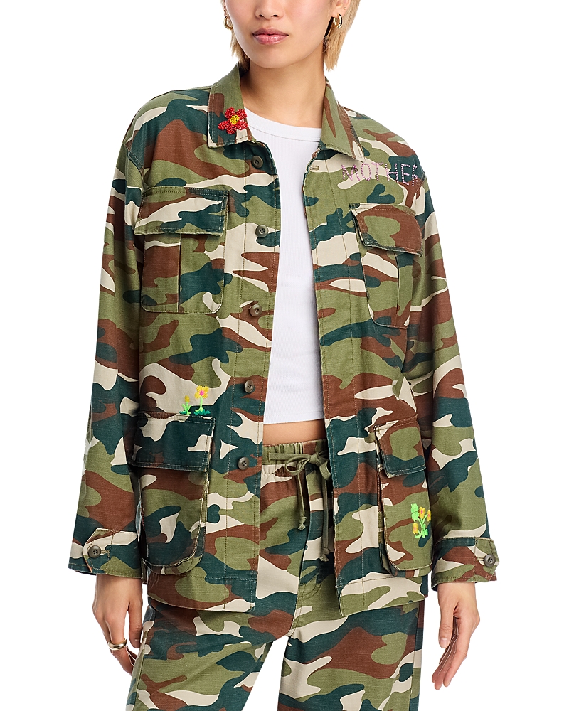 Mother The Foxhole Master Of Disguise Jacket In Green