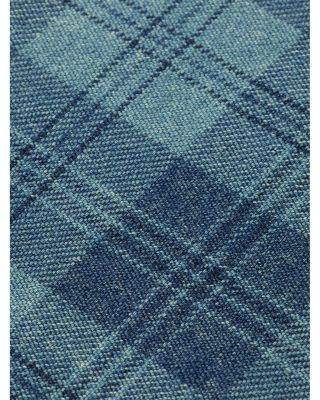 Regular Fit Washed Denim Check Shirt Jacket  