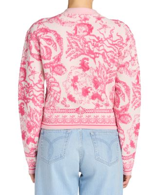 Underwater Barocco Foulard Cardigan