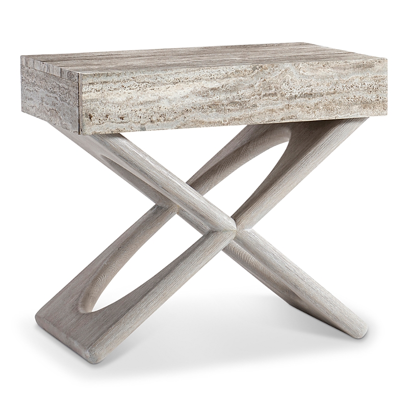 Bernhardt Sereno Nightstand In Gray