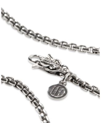 Sterling Silver Box Chain Necklace, 24"