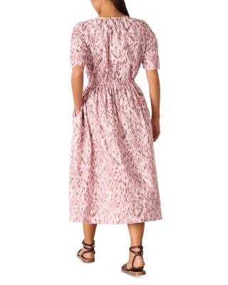 Petite Leopard Midi Dress