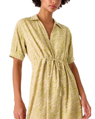 Petite Tiger Flame Midi Dress