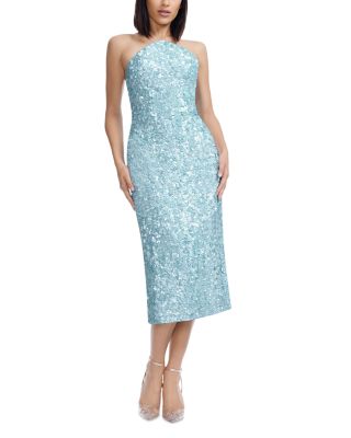 Dress the Population Etta Sequin Halter