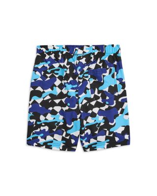Boys' Camo Check Board Shorts - Little Kid