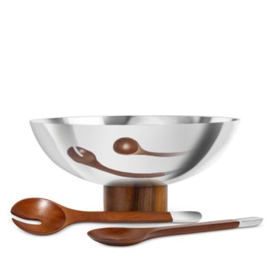 Pinnacle Salad Bowl with Servers - Exclusive
