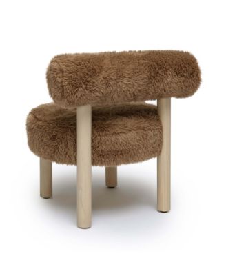  Carmel Faux Shearling Accent Chair