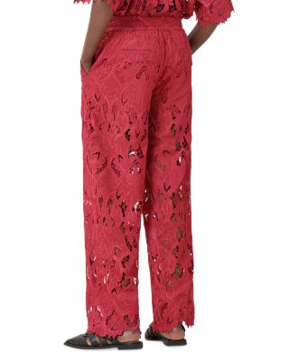 Charli Floral Lace Wide Leg Pants