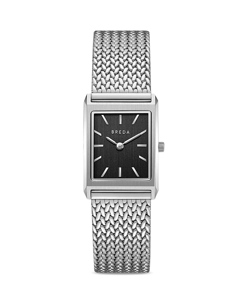 Breda Virgil Tethered Metal Watch In Silver And Metal, Men's At Urban Outfitters In Neutral